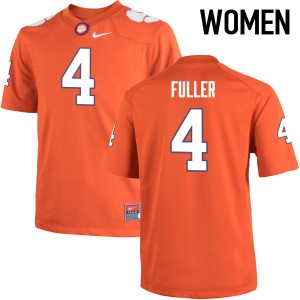 Women Steve Fuller Orange Clemson College Football #4 Jersey 949434-610