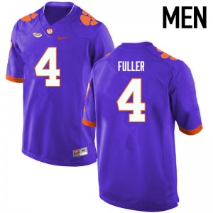 Men Steve Fuller Purple Clemson University College Football #4 Jersey 546327-823
