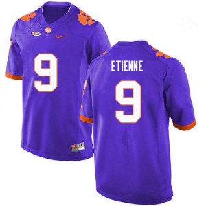 Men Travis Etienne Purple Clemson College Football #9 Jersey 688938-551