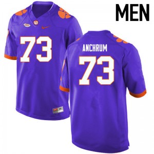 Men Tremayne Anchrum Purple CFP Champs College Football #73 Jersey 960466-877