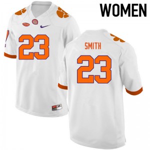 Women Van Smith White Clemson University College Football #23 Jersey 418837-498