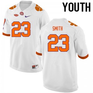Youth Van Smith White Clemson Tigers College Football #23 Jersey 167168-908