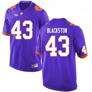 Men Will Blackston Purple CFP Champs College Football #43 Jersey 725537-777