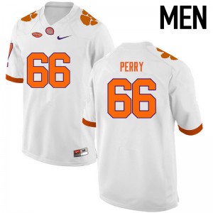 Men William Perry White Clemson College Football #66 Jersey 269886-322