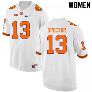 Women Brannon Spector White CFP Champs College Football #13 Jersey 852404-500
