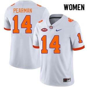 Women Trent Pearman White CFP Champs College Football #14 Jersey 357754-651