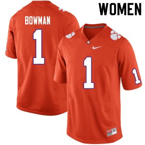 Women Demarkcus Bowman Orange CFP Champs College Football #1 Jersey 388062-448