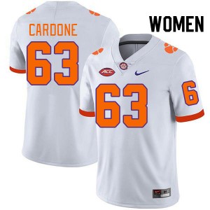 Women Dominic Cardone White CFP Champs College Football #63 Jersey 396470-705