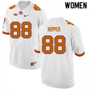 Women Jayson Hopper White CFP Champs College Football #88 Jersey 919202-387
