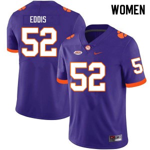Women Joey Eddis Purple CFP Champs College Football #52 Jersey 655826-529