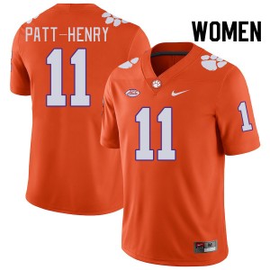 Women Olsen Patt-Henry Orange CFP Champs College Football #11 Jersey 455696-780