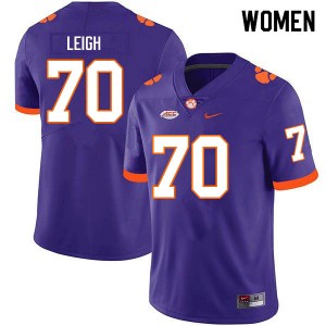 Women Tristan Leigh Purple CFP Champs College Football #70 Jersey 587869-935