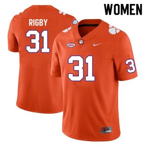 Women Tristen Rigby Orange CFP Champs College Football #31 Jersey 733340-531