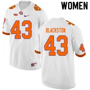 Women Will Blackston White CFP Champs College Football #43 Jersey 251409-277