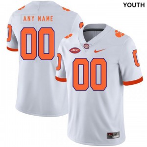Youth Custom White CFP Champs College Football #00 Jersey 712179-205