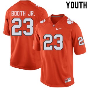 Youth Andrew Booth Jr. Orange Clemson National Championship College Football #23 Jersey 141072-277