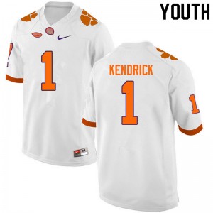 Youth Derion Kendrick White CFP Champs College Football #1 Jersey 102067-967