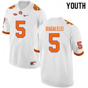 Youth D.J. Uiagalelei White CFP Champs College Football #5 Jersey 658978-800