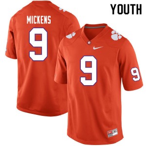 Youth R.J. Mickens Orange CFP Champs College Football #9 Jersey 281519-879