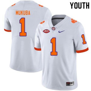 Youth Andrew Mukuba White CFP Champs College Football #1 Jersey 439355-563