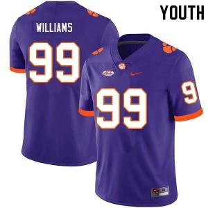 Youth Greg Williams Purple Clemson National Championship College Football #99 Jersey 253011-914