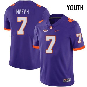 Youth Phil Mafah Purple CFP Champs College Football #7 Jersey 681275-451