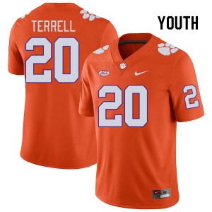 Youth Avieon Terrell Orange CFP Champs College Football #20 Jersey 583776-476