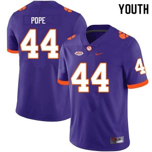 Youth Banks Pope Purple CFP Champs College Football #44 Jersey 557065-320
