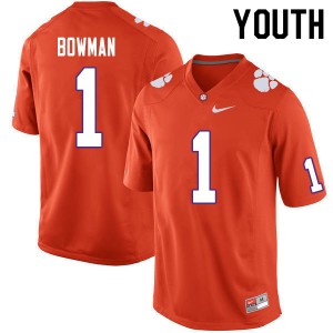Youth Demarkcus Bowman Orange CFP Champs College Football #1 Jersey 797666-210