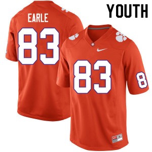 Youth Hampton Earle Orange CFP Champs College Football #83 Jersey 810823-464