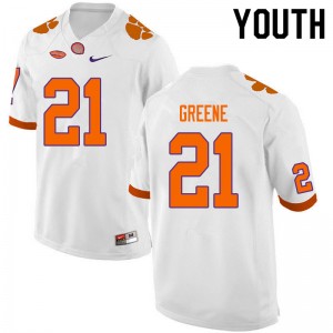 Youth Malcolm Greene White CFP Champs College Football #21 Jersey 429072-256