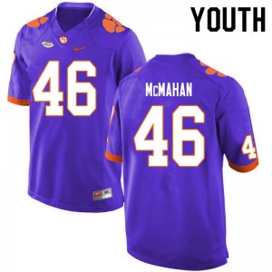 Youth Matt McMahan Purple CFP Champs College Football #46 Jersey 430824-990