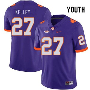 Youth Misun Kelley Purple Clemson College Football #27 Jersey 872410-998