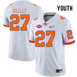 Youth Misun Kelley White CFP Champs College Football #27 Jersey 310243-612