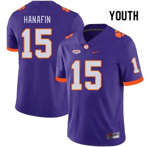 Youth Ronan Hanafin Purple CFP Champs College Football #15 Jersey 115983-107