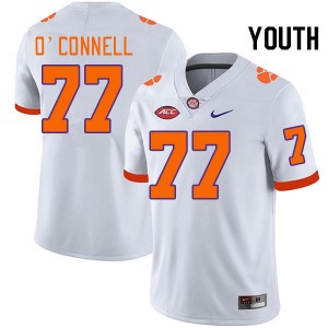 Youth Ronan O'Connell White CFP Champs College Football #77 Jersey 524207-153