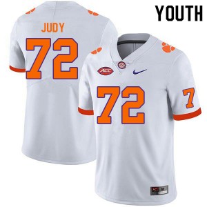 Youth Sam Judy White CFP Champs College Football #72 Jersey 462948-763