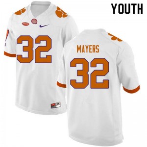 Youth Sylvester Mayers White CFP Champs College Football #32 Jersey 304182-419