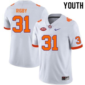 Youth Tristen Rigby White CFP Champs College Football #31 Jersey 253676-829