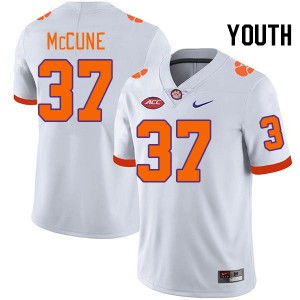 Youth Will McCune White CFP Champs College Football #37 Jersey 801122-741